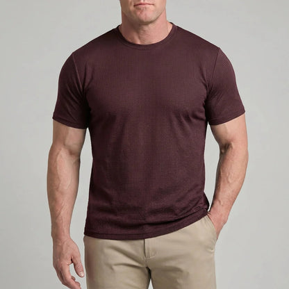 Arden - Tricou bărbătesc ultra confortabil cu guler rotund