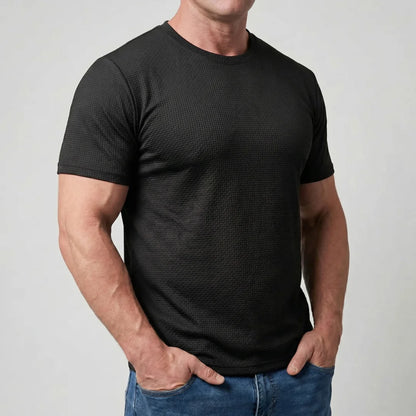 Arden - Tricou bărbătesc ultra confortabil cu guler rotund